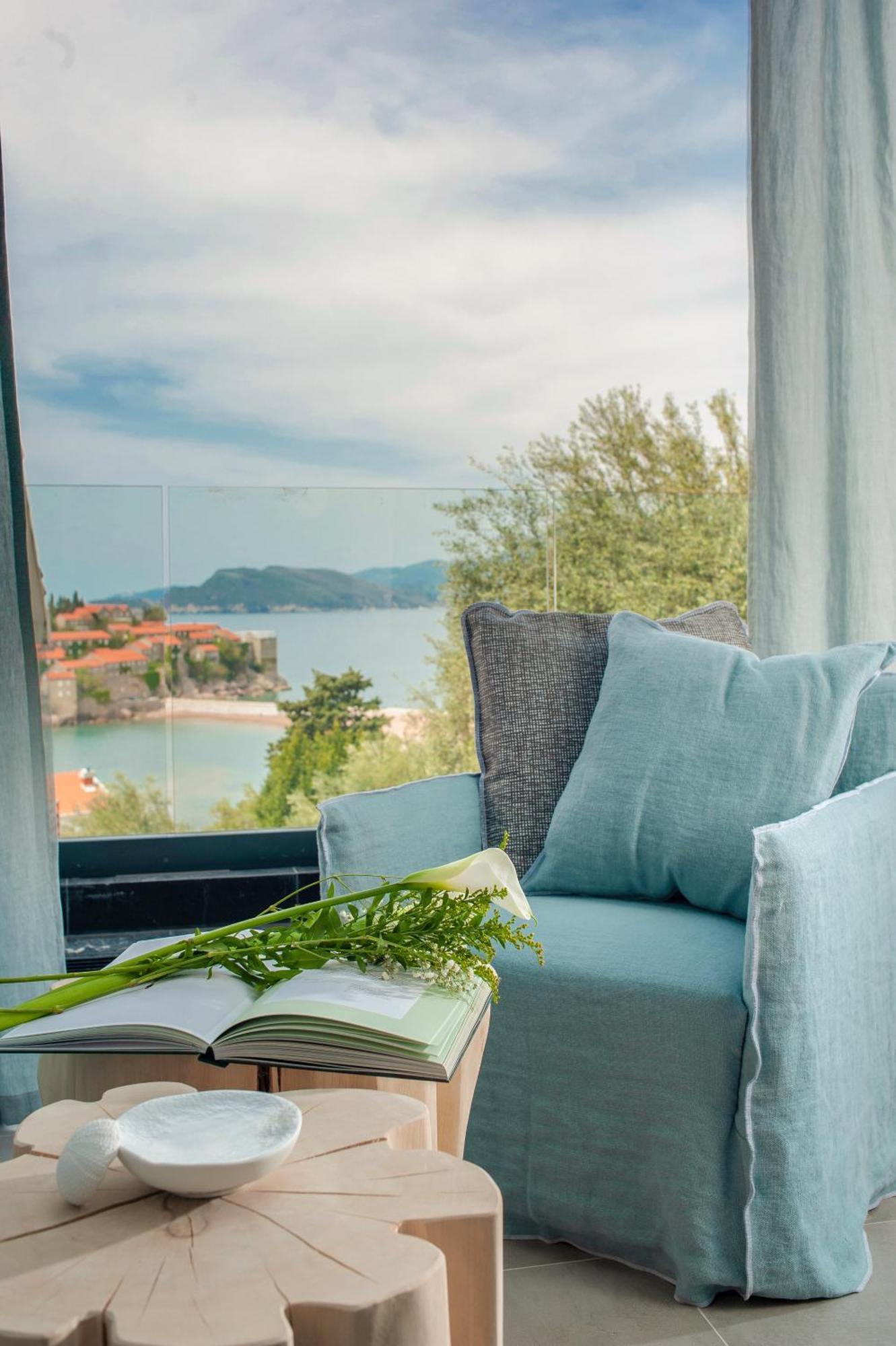 Villa Geba Boutique Hotel Sveti Stefan Oda fotoğraf