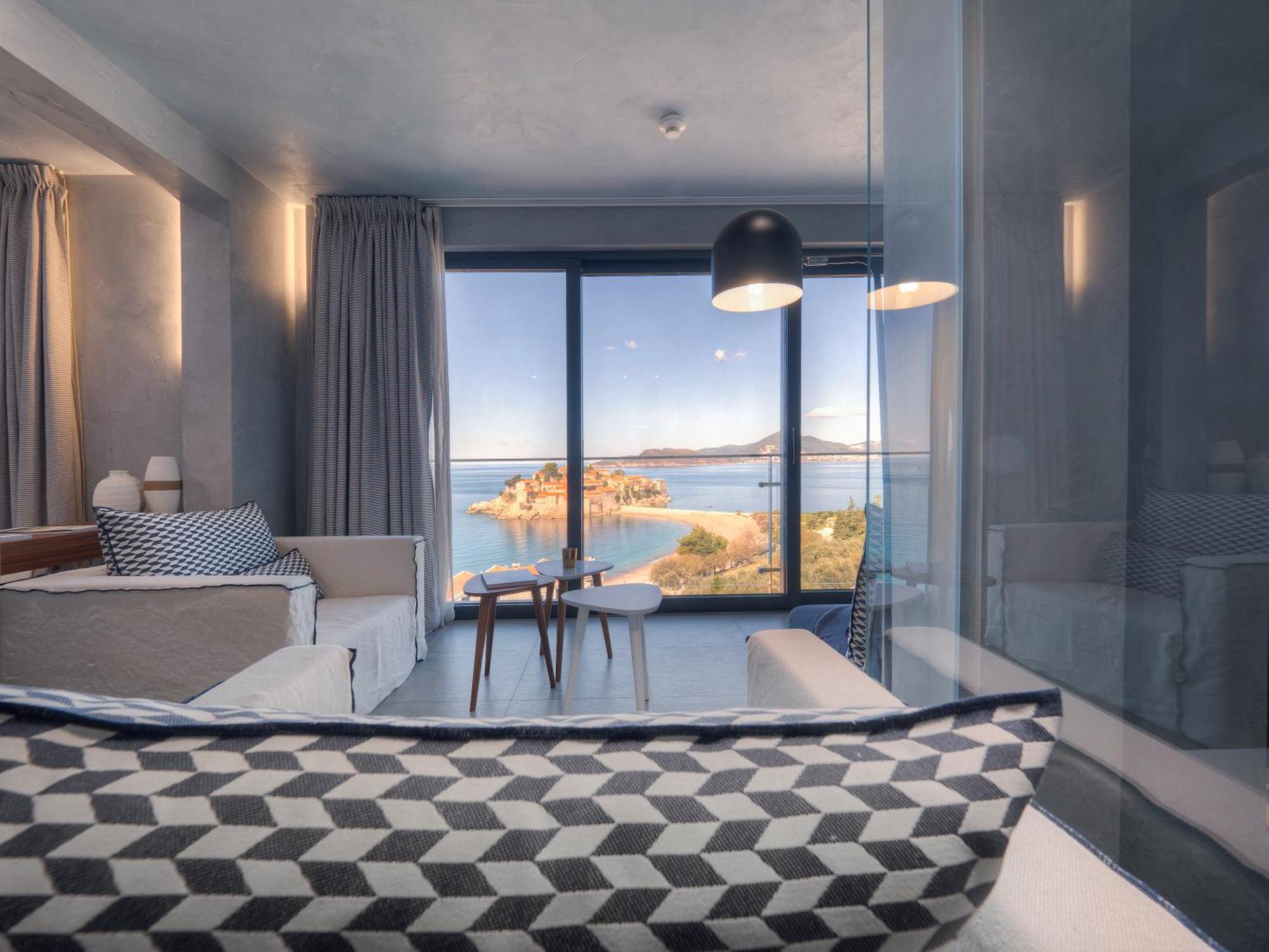 Villa Geba Boutique Hotel Sveti Stefan Oda fotoğraf