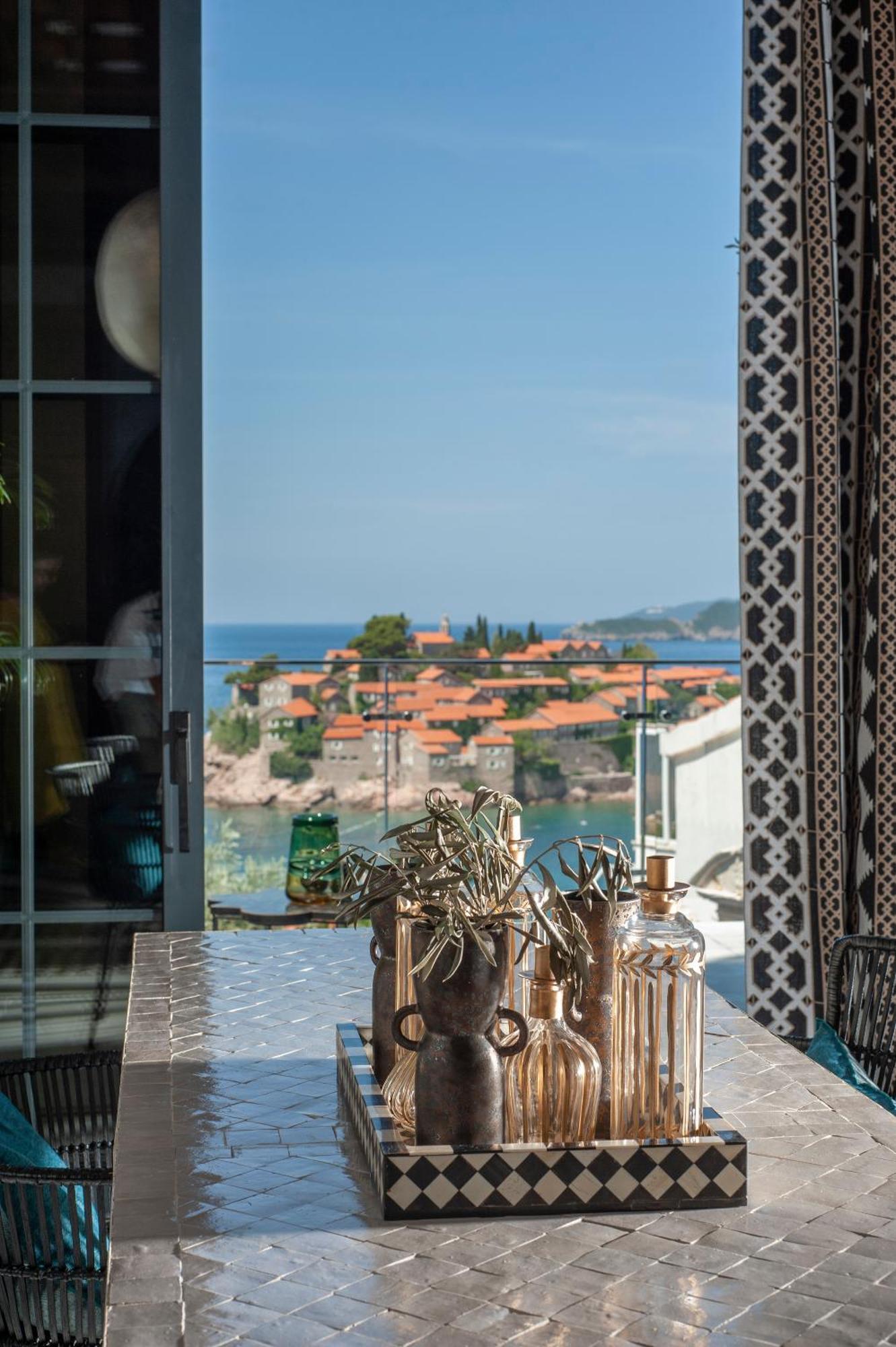 Villa Geba Boutique Hotel Sveti Stefan Oda fotoğraf